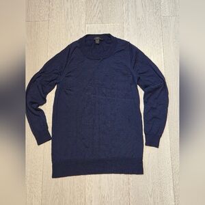 Womes J. Crew Navy Sweater